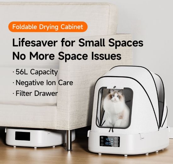 Picture of Eco-Friendly ABS Metal Portable Pet Dryer Automatic Fast Drying Blower Box for Dog Cat