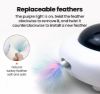 Picture of Electric Electronic UFO Smart Automatic Rolling Sweeping Robot UFO Hair Random Teasing Keep Moving ABS Cat Interactive Toys