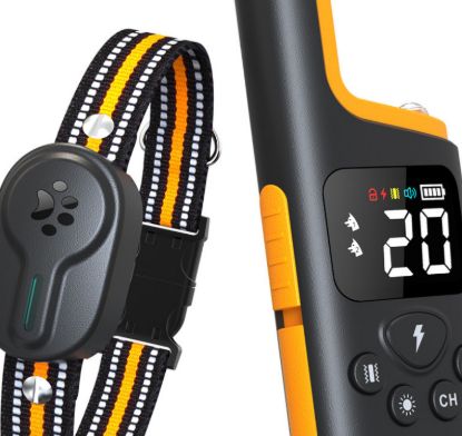 Picture of Ultrasonic Dog Training Repeller Control Trainer Device 3 in 1 Anti-barking Stop Bark Deterrents Dogs Pet Training Device