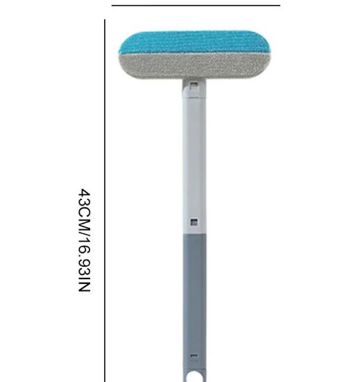Picture of 3 in 1 Pet Hair Remover Brush Long Handle Window Cleaning Brush Pet Fur Cleaning Tool Cat Dog Hair Remover Brush Pet Supplies