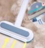 Picture of 3 in 1 Pet Hair Remover Brush Long Handle Window Cleaning Brush Pet Fur Cleaning Tool Cat Dog Hair Remover Brush Pet Supplies