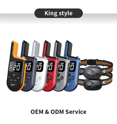 Picture of Electric Dog Training Collar 1000ft Remote Control IPX7 Waterproof Vibrator Electric Pet Puppy Dog Bark Stop Collars